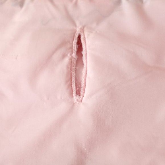 Dog Coat Pastel Pink Plaid NWOT Size M Reversible to Solid Pastel Pink - Picture 11 of 11